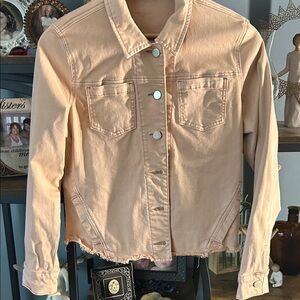 Women's Tan Denim Jacket